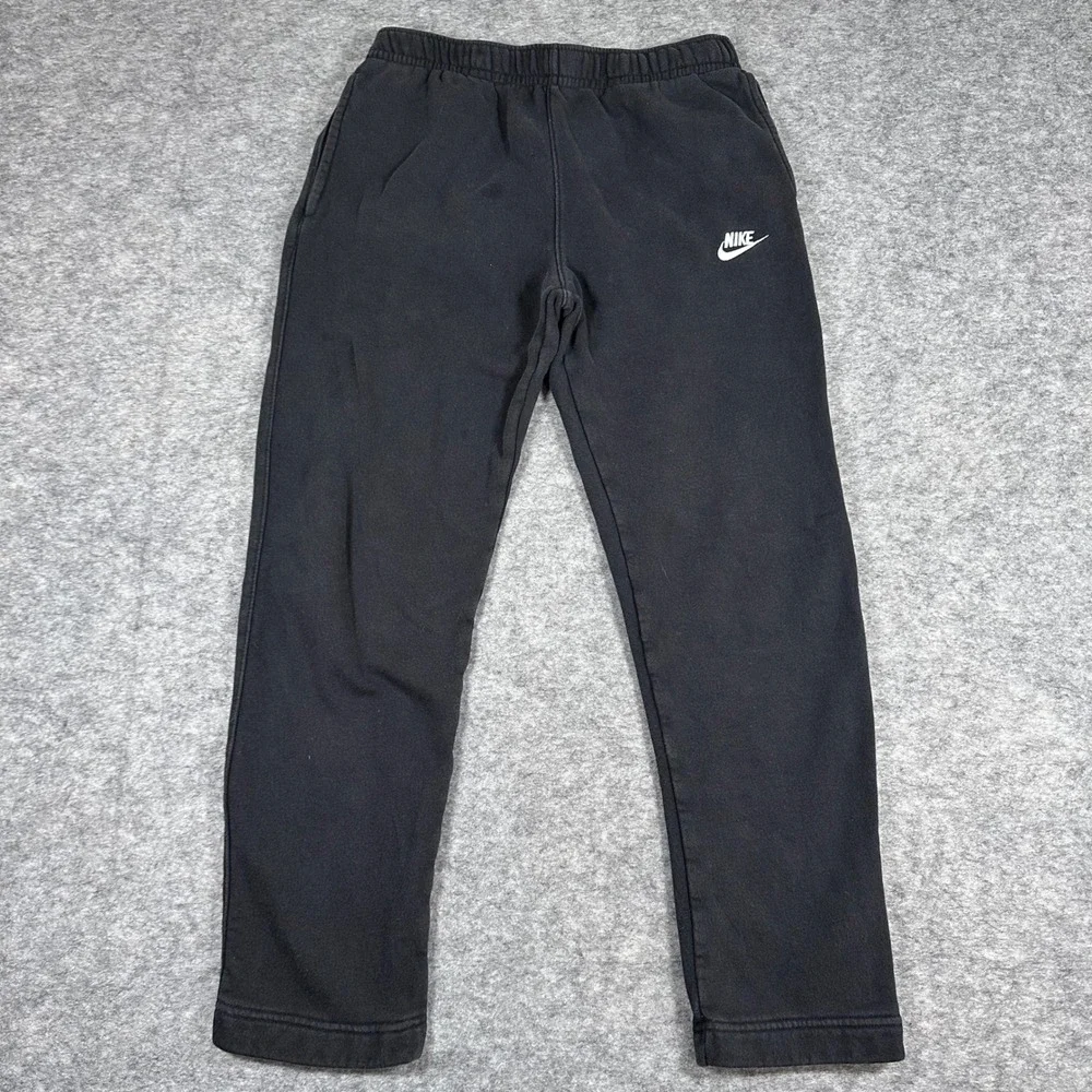 Nike Fleece Sweatpants Mens Size M Black Joggers